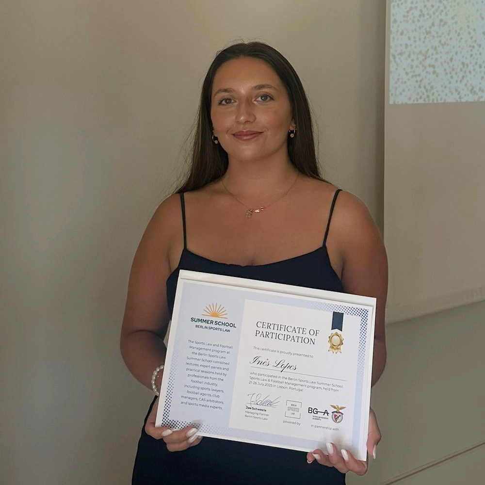 Inês - Student - Summer-School 2025 - Berlin Sports Law - Lisbon